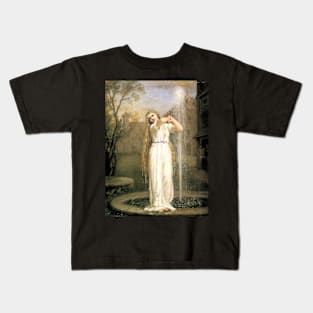 Undine - John William Waterhouse Kids T-Shirt